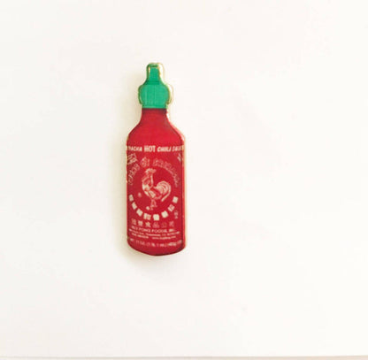 Sriracha Enamel Pin