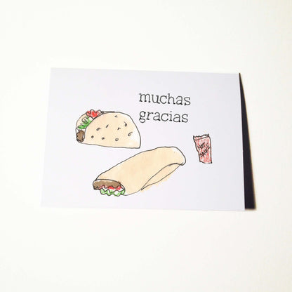 Muchas Gracias or Thank You Card