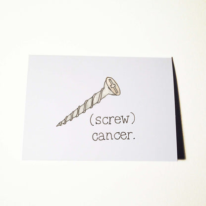 Screw Cancer Survivor Card