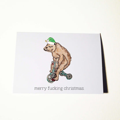 Merry Fing Christmas (Uses the F Bomb) Card